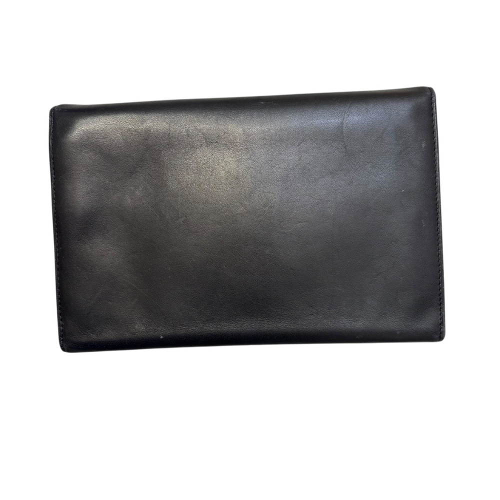 Gianni Versace black leather vintage clutch bag rare - Picture 2 of 10